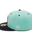 別注 ニューエラ 59FIFTY SIDE PATCH 2-TONE UNDER VISOR NYブルーティント