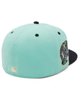 別注 ニューエラ 59FIFTY SIDE PATCH 2-TONE UNDER VISOR NYブルーティント