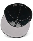 別注 ニューエラ 59FIFTY SIDE PATCH 2-TONE UNDER VISOR NYダークグリーン