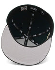 別注 ニューエラ 59FIFTY SIDE PATCH 2-TONE UNDER VISOR SDダークグリーン