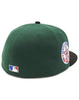 別注 ニューエラ 59FIFTY SIDE PATCH 2-TONE UNDER VISOR MONダークグリーン