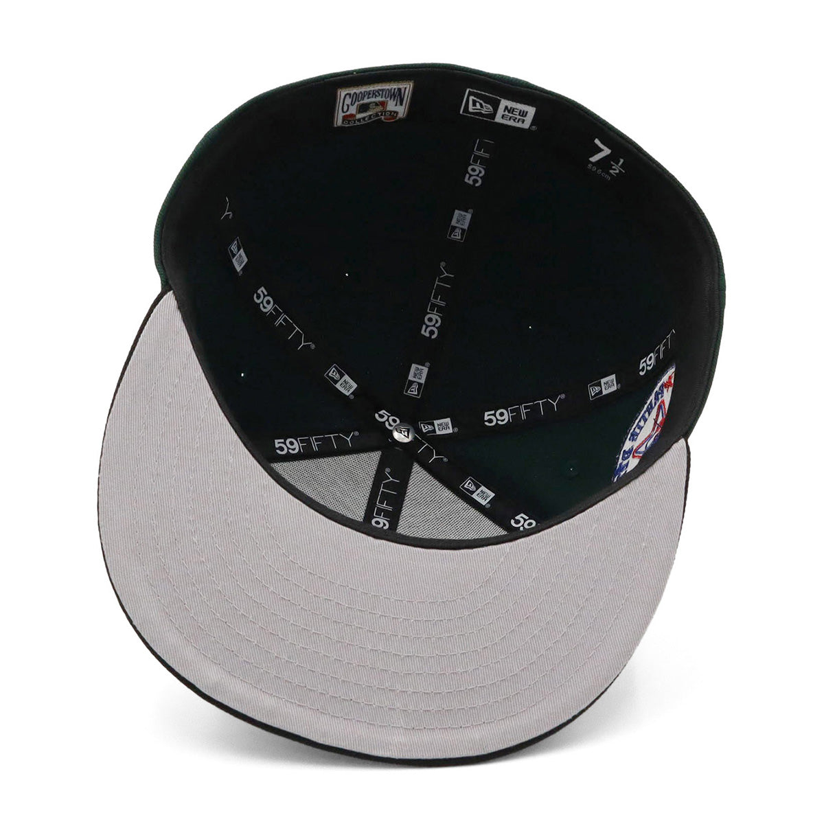 auberge ダークグレー ダイヤモンドパターン キャップ ニューエラ キャップ 59FIFTY SIDE PATCH 2-TONE UNDER VISOR