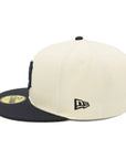 別注 ニューエラ 59FIFTY SIDE PATCH 2-TONE DETクローム/ネイビー