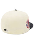 別注 ニューエラ 59FIFTY SIDE PATCH 2-TONE CWSクローム/ネイビー