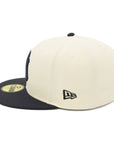 別注 ニューエラ 59FIFTY SIDE PATCH 2-TONE NYクローム/ネイビー