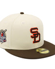 別注 ニューエラ 59FIFTY SIDE PATCH 2-TONE SDクローム/ウォルナット