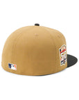 別注 ニューエラ 59FIFTY SIDE PATCH 2-TONE UNDER VISOR HOUウィート/ブラック