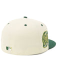 別注 ニューエラ 59FIFTY SIDE PATCH 2-TONE NYクローム/Dグリーン