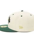 別注 ニューエラ 59FIFTY SIDE PATCH 2-TONE ATLクローム/Dグリーン