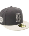 別注 ニューエラ 59FIFTY SIDE PATCH 2-TONE BOSグラファイト