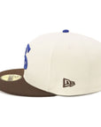 別注 ニューエラ 59FIFTY SIDE PATCH 2-TONE UNDER VISOR CWSクロームホワイト