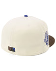 別注 ニューエラ 59FIFTY SIDE PATCH 2-TONE UNDER VISOR CWSクロームホワイト