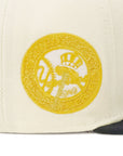 別注 ニューエラ 59FIFTY SIDE PATCH 2-TONE UNDER VISOR NYクロームホワイト