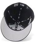 別注 ニューエラ LP 59FIFTY SIDE PATCH UNDER VISOR NYMブラック