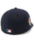 別注 ニューエラ LP 59FIFTY SIDE PATCH UNDER VISOR CWSネイビー