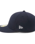 別注 ニューエラ LP 59FIFTY SIDE PATCH UNDER VISOR LAネイビー