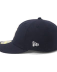 別注 ニューエラ LP 59FIFTY SIDE PATCH UNDER VISOR NYネイビー