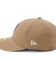 別注 ニューエラ LP 59FIFTY SIDE PATCH UNDER VISOR NYMカーキ