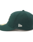 別注 ニューエラ LP 59FIFTY SIDE PATCH UNDER VISOR ATLダークグリーン