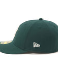 別注 ニューエラ LP 59FIFTY SIDE PATCH UNDER VISOR NYダークグリーン