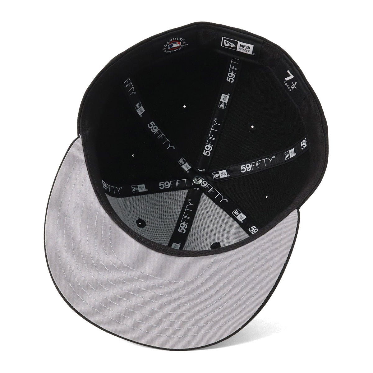ニューエラ キャップ 59FIFTY UNDER VISOR LAブラック/ダークロイヤル