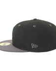 別注 ニューエラ 59FIFTY SIDE PATCH 2-TONE UNDER VISOR CWSブラック/グラファイト