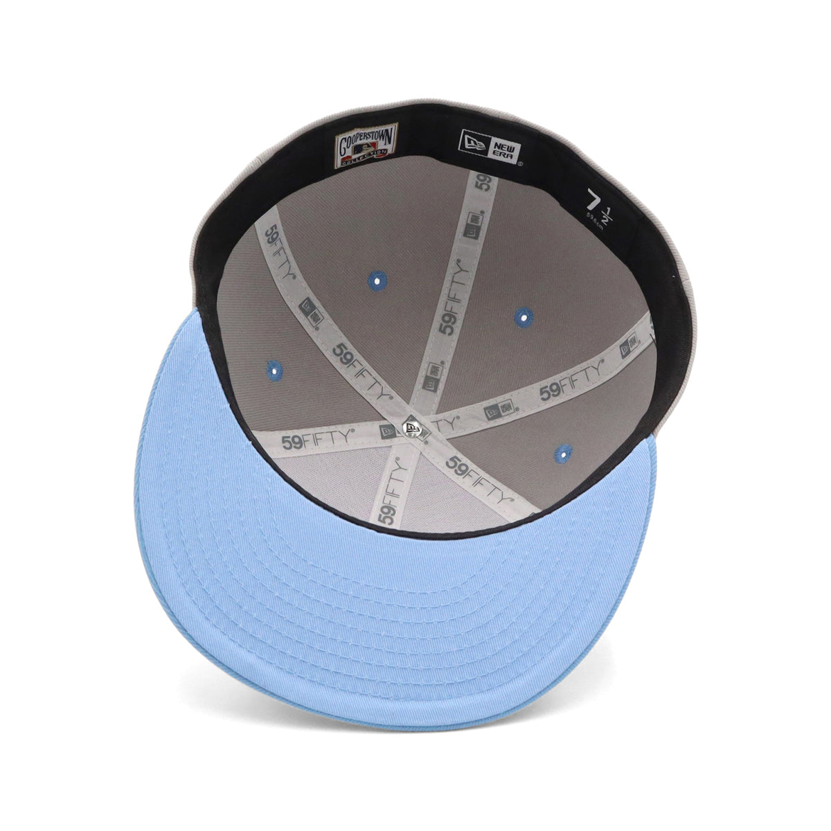 ニューエラ キャップ 59FIFTY 2-TONE LAAグレー/スカイブルー