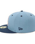 ニューエラ 59FIFTY SIDE PATCH 2-TONE UNDER VISOR SNEAKERS CWSフェイディドブルー