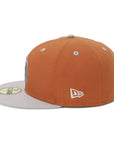 ニューエラ 59FIFTY SIDE PATCH 2-TONE UNDER VISOR SNEAKERS SDラストオレンジ/グレー