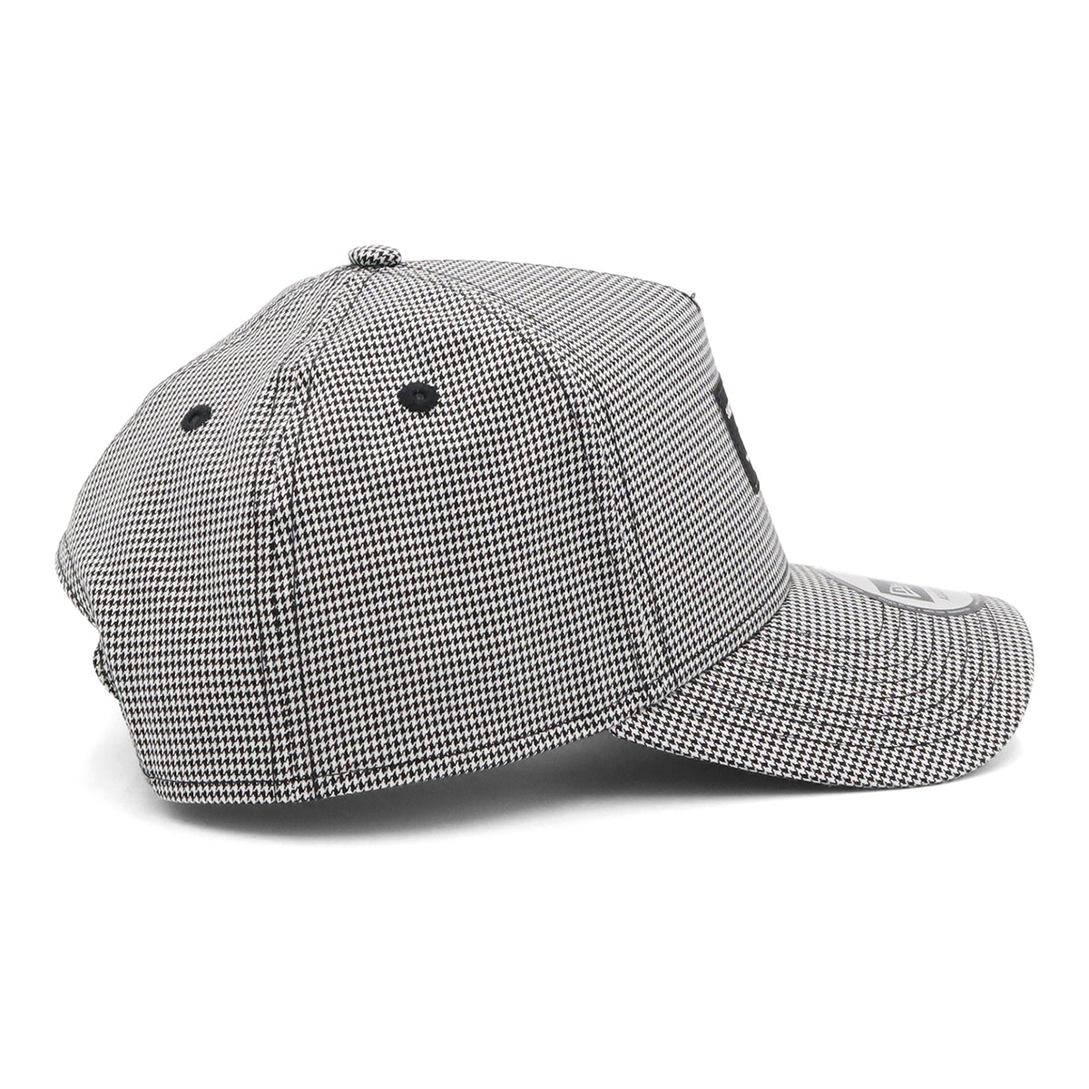 ニューエラ 9FORTY A-FRAME BLACK PATCH ハウンドトゥース/コットン
