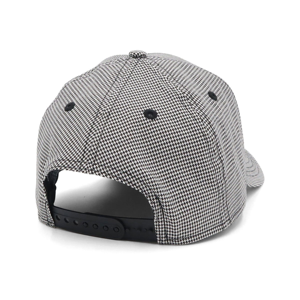 ニューエラ 9FORTY A-FRAME BLACK PATCH ハウンドトゥース/コットン