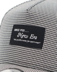 ニューエラ 9FORTY A-FRAME BLACK PATCH ハウンドトゥース/コットン
