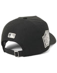 別注 ニューエラ 9FORTY A-FRAME / LONG VISOR RHINESTONE SIDE PATCH LAブラック