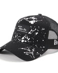 別注 ニューエラ 9FORTY A-FRAME TRUCKER BLACK PATCH ブラックスプラッシュペイント