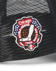 別注 ニューエラ 9FORTY A-FRAME TRUCKER ALL OVER CWSブラック