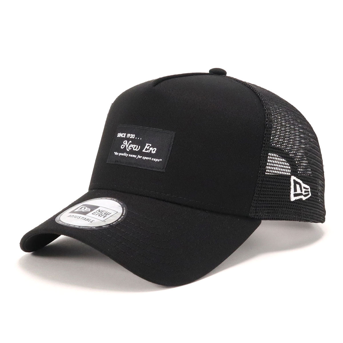 ニューエラ 9FORTY A-FRAME TRUCKER BLACK PATCH ブラック