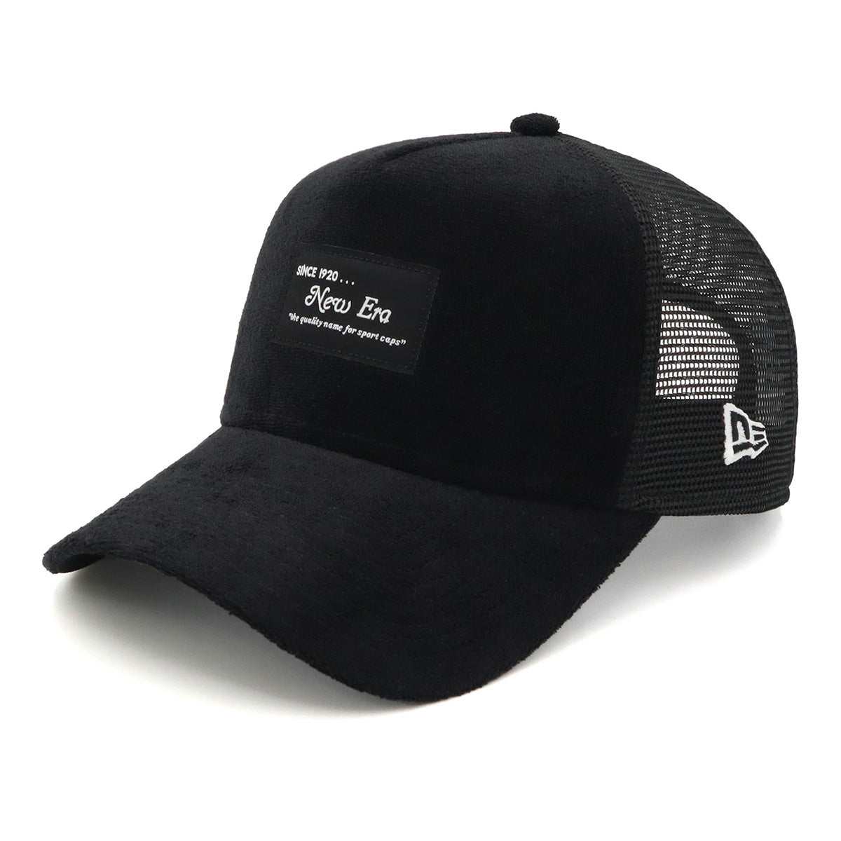 ニューエラ 9FORTY A-FRAME TRUCKER BLACK PATCH ブラック/パイル