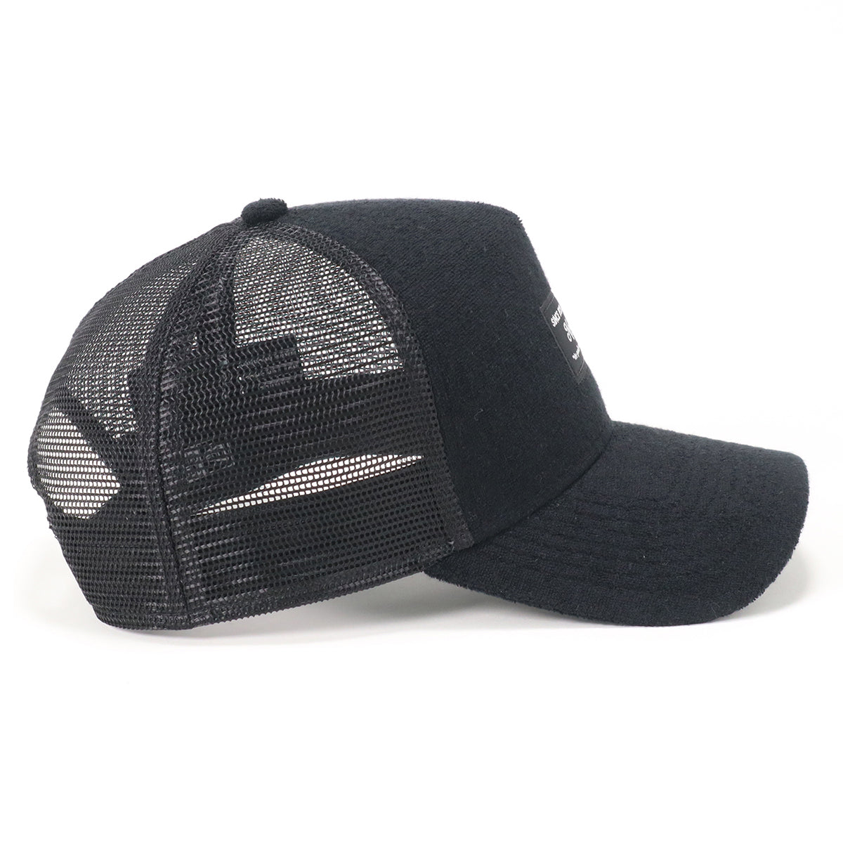 ニューエラ 9FORTY A-FRAME TRUCKER BLACK PATCH ブラック/パイル