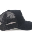 ニューエラ 9FORTY A-FRAME TRUCKER BLACK PATCH ブラック/パイル