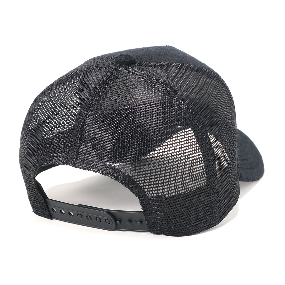 ニューエラ 9FORTY A-FRAME TRUCKER BLACK PATCH ブラック/パイル