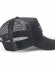 ニューエラ 9FORTY A-FRAME TRUCKER ブラック/メタリックシルバー