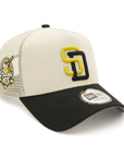 ニューエラ 9FORTY A-FRAME TRUCKER SIDE PATCH 2-TONE UNDER VISOR SDストーン/ブラック