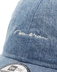 ニューエラ 9THIRTY DENIM HANDWRITTEN LOGO ウォッシュドデニム